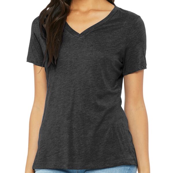 Women's Relaxed Triblend V Neck Tee Thumbnail
